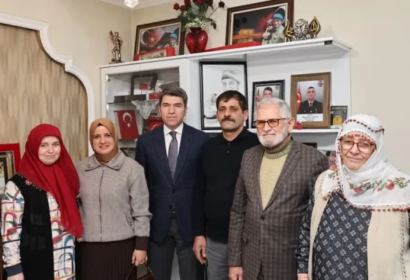 Vali Bakan’dan Şehit Emanetine Ziyaret