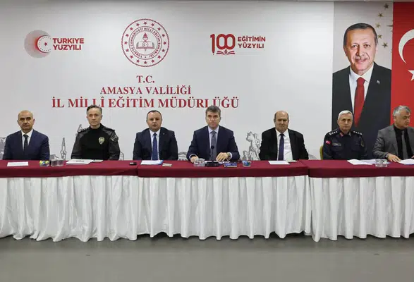 Amasya’da Eğitim Güvenliği İçin Bir Araya Geldiler