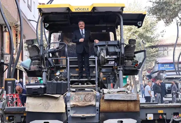 Merzifon’da Söz Verilen Asfalt Çalışmaları Sürüyor