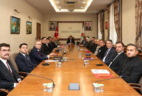 Amasya’da Güvenlik ve Asayiş Toplantısı Gerçekleştirildi