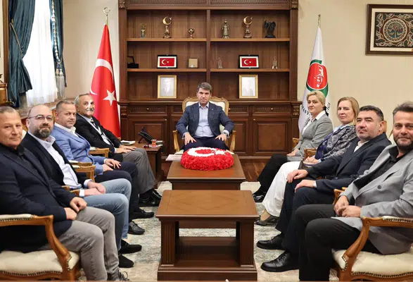 Amasya Valiliğinde Ziyaret Trafiği