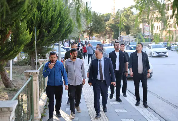Başkan Sevindi Sahada!