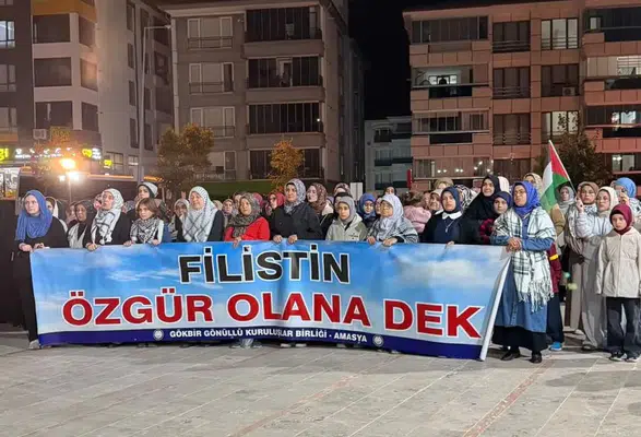 Amasya’da Filistin İçin Tek Yürek Oldular!