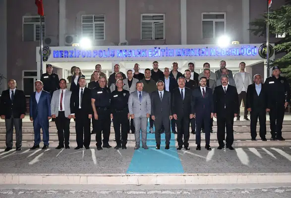 Merzifon’da İlçe Emniyet Müdürü Aykaç İçin Veda Yemeği
