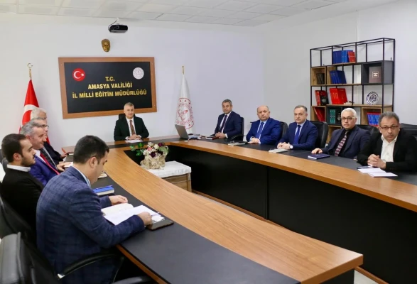 Amasya’da Eğitim Değerlendirildi