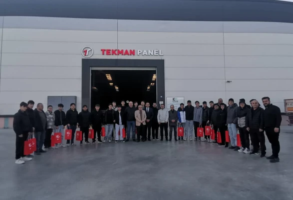 Merzifon MTAL Öğrencileri Tekman Metal’de Üretimi Yerinde Gördü