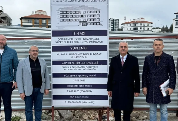 Çorum’da 2 Milyar TL’lik Dev Yatırımlar Yükseliyor