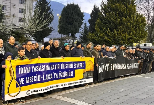 Amasya’da Özgürlük Filosu İçin Dualar Yükseldi