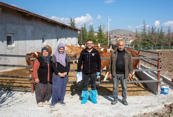 Amasya'da Yemden Verime Kritik Destek