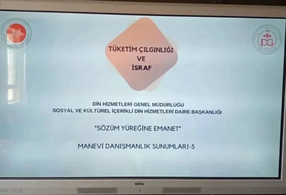 Merzifon’da Gençlere “Tüketim Çılgınlığı ve İsraf” Konferansı