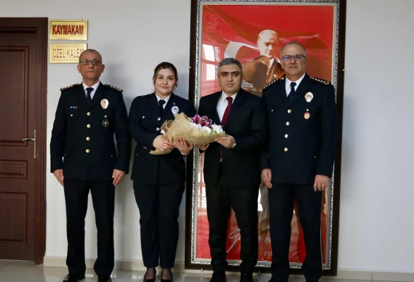 Emniyetten Kaymakam Karaaslan’a Ziyaret