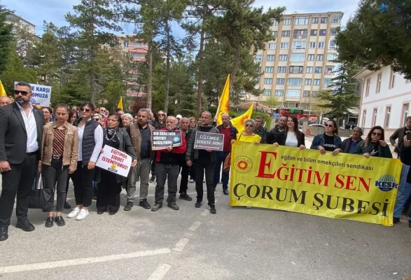 Çorum’da Halk Sokağa İndi!