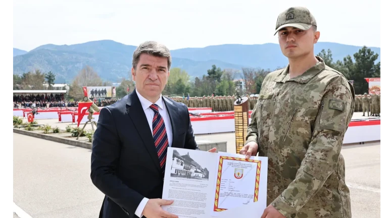 Amasya’da Mehmetçiklerin Antı Törenle Taçlandı