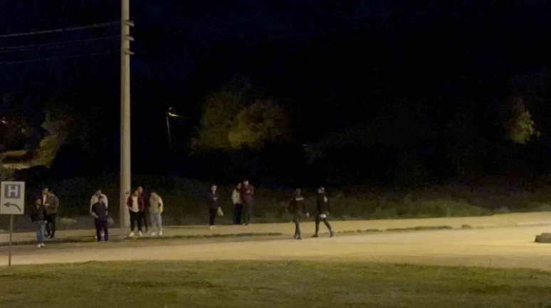 Unutulan çanta fünye ile patlatıldı