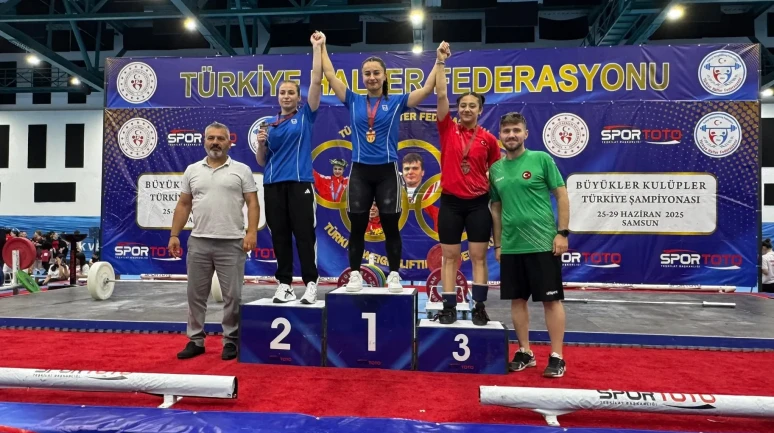 Merzifonlu Halterci Zehranur Aslan’dan Türkiye 3.lüğü ve Rekorlarla Gelen Gurur!