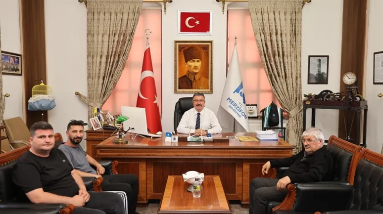 Gençlerbirliği Yönetimi Başkan Kargı’yı Ziyaret Etti