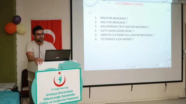 Hastane Personeline Hasta Hakları ve Etkili İletişim Eğitimi Verildi