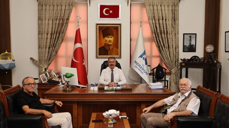 Merzifon Vakfı’ndan Belediye Başkanı Alp Kargı’ya Ziyaret