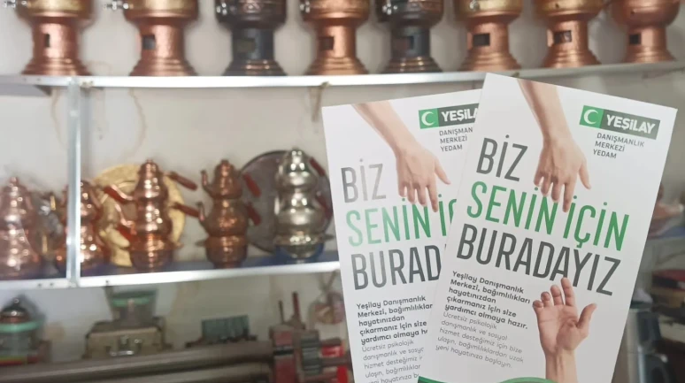 YEDAM’dan Esnafa Bilgilendirme Ziyareti: Mahallelerde Bağımlılıkla Mücadele Anlatıldı