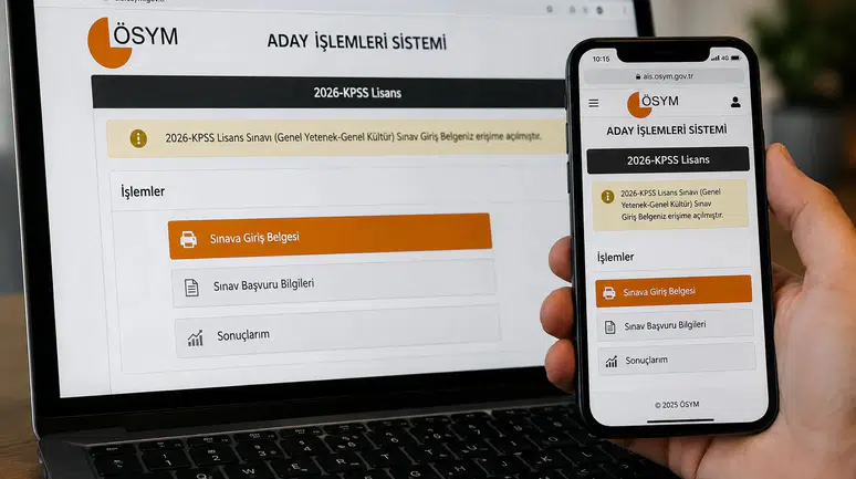 KPSS Lisans Sınav Giriş Belgeleri Erişime Açıldı!
