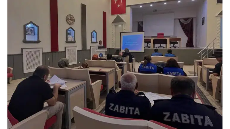 Merzifon’da Zabıtaya Sağlık Eğitimi