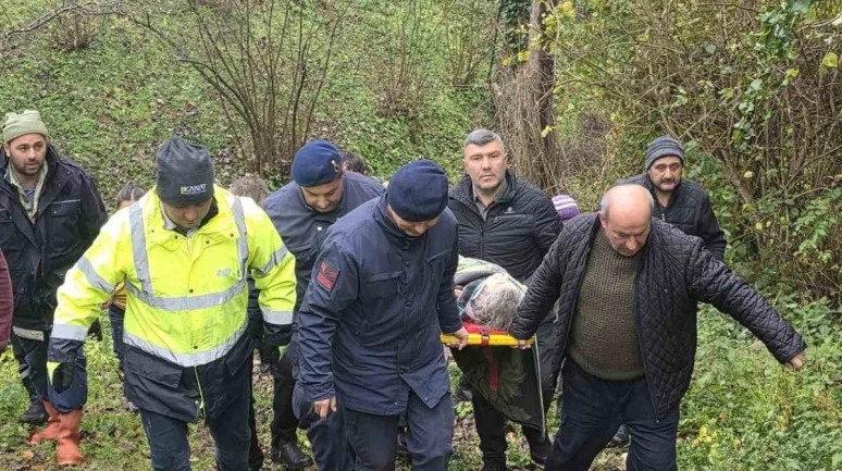 Alzheimer hastası kayıp kadın ormanlık alanda yaralı halde bulundu
