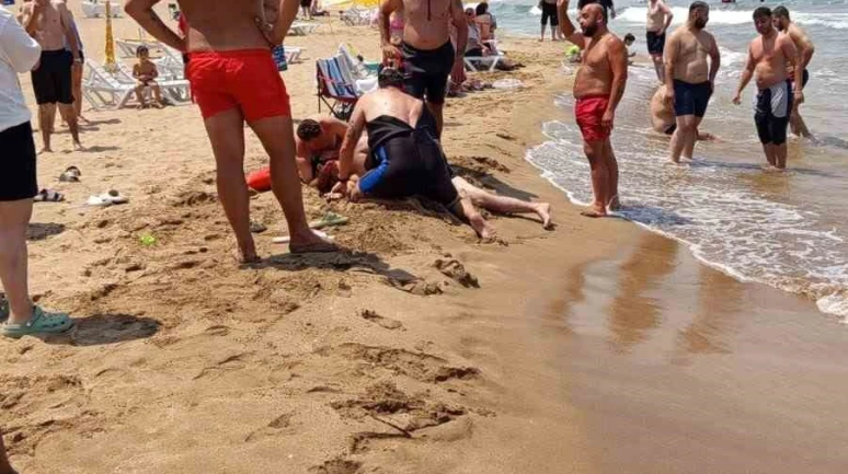 Bir kişi boğulma tehlikesi geçirdi
