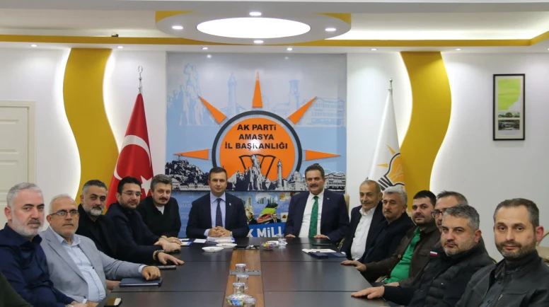AK Parti Amasya Teşkilatı Yürütme Kurulu Toplandı