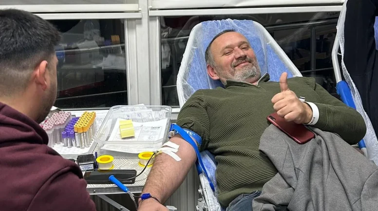 Başkan Tunç: “Kızılay’a Kan Verdik, Destek Olduk”