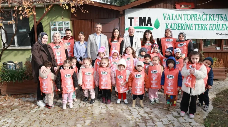 Amasya’da Minik Eller Geleceğe Nefes Oldu