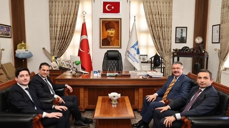 Sanayi ve Teknoloji Bakanlığı Heyetinden Merzifon Belediyesi’ne Ziyaret