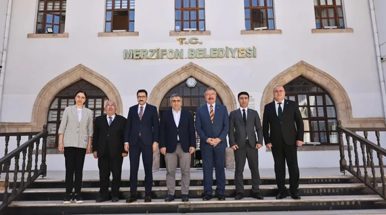 Merzifon Protokolünden Belediye Başkanı Kargı’ya Ziyaret