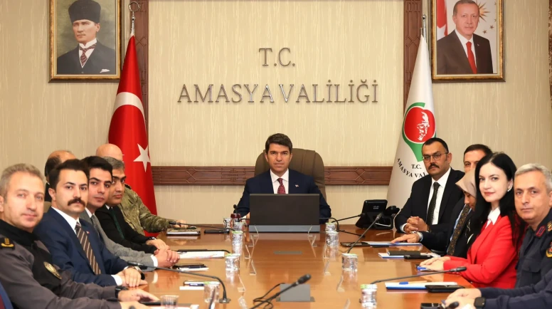 Amasya’da İl Güvenlik ve Asayiş Toplantısı Gerçekleştirildi