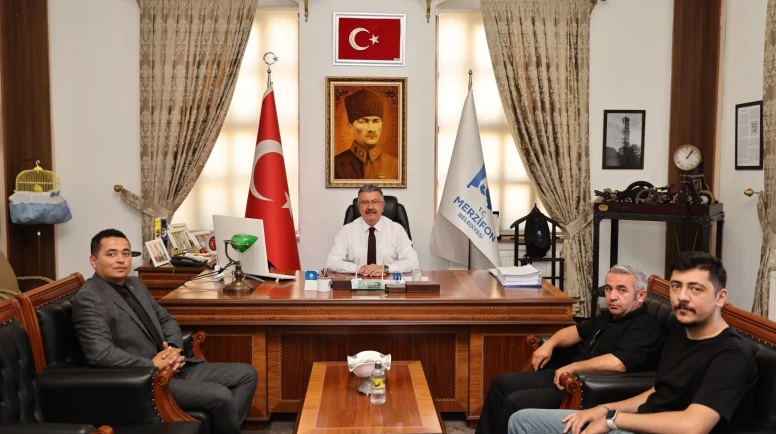Anahtar Parti Merzifon İlçe Başkanlığı’ndan Başkan Alp Kargı’ya Ziyaret