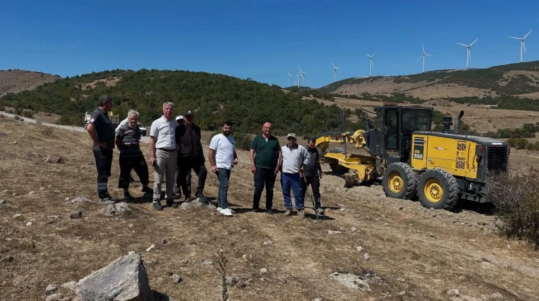 Kayadüzü Köyü’nde Yayla Yolu Çalışmaları: “Durmak Yok, Yola Devam”