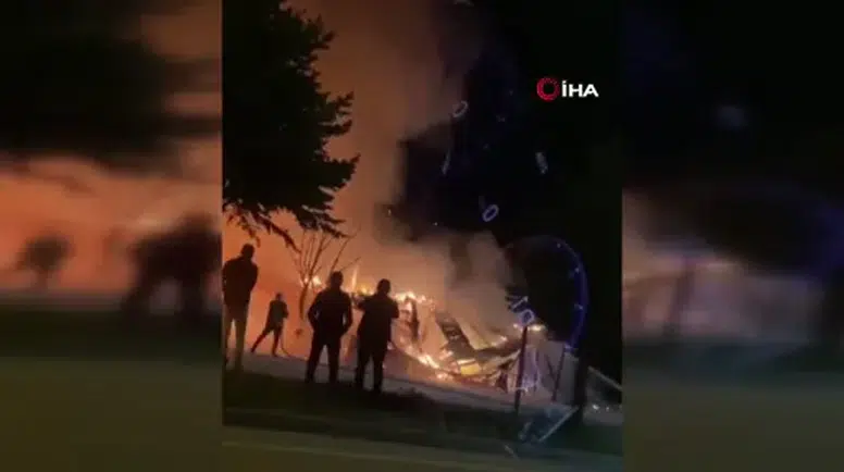 Amasya’da Korkutan Yangın!