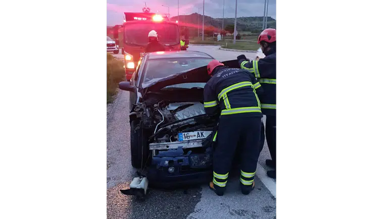Merzifon Yolunda Feci Kaza