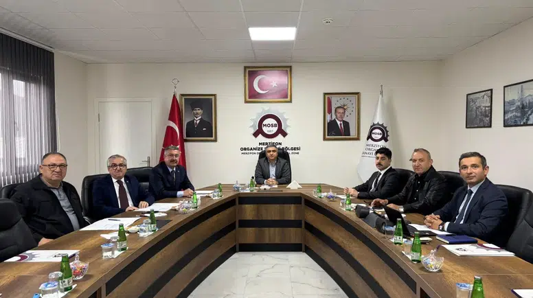 Merzifon OSB Yönetimi Toplandı