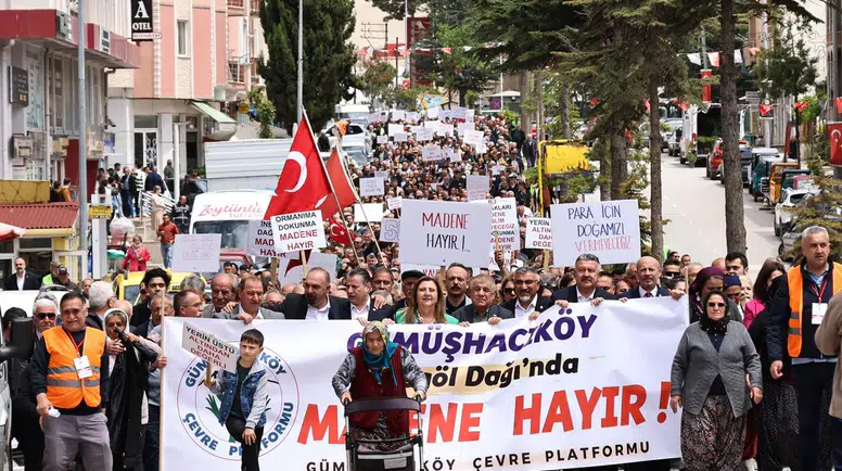 İnegöl Dağı İçin Tek Ses: “Maden İstemiyoruz”