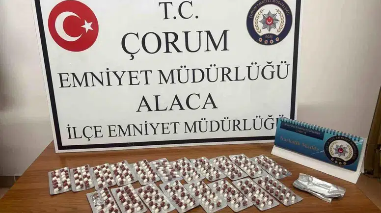 Çorum’da uyuşturucu opersyonu: 3 gözaltı
