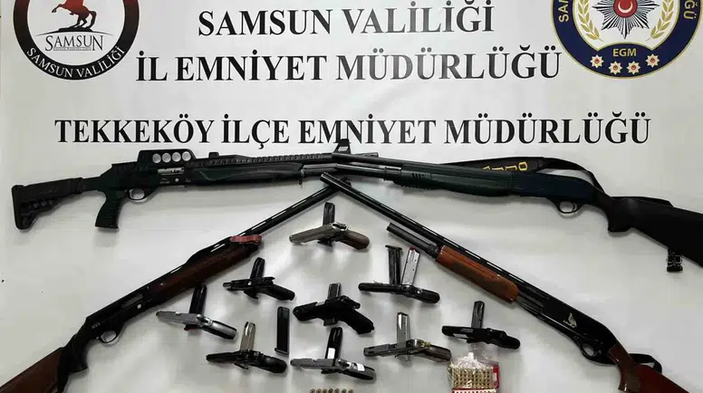 Ruhsatsız Silah Operasyonu! Çok Sayıda Silah ve Fişek Ele Geçirildi