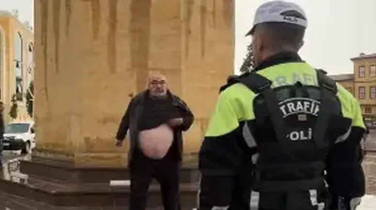 Çorum’da Bıçaklı Protesto