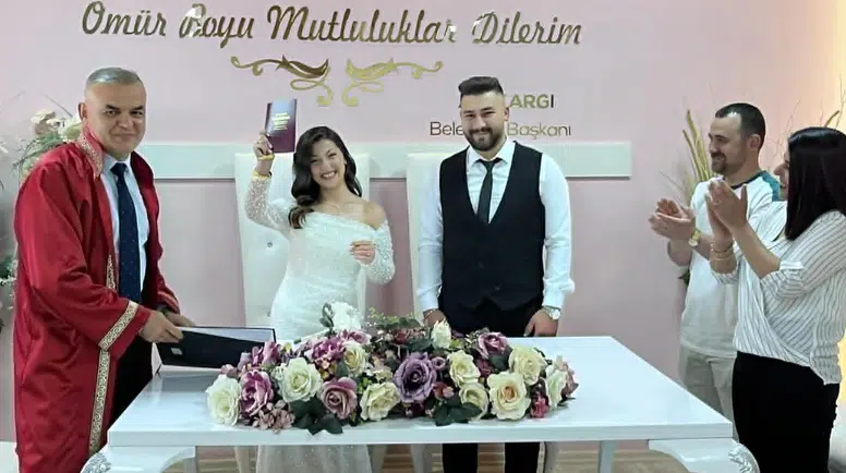 06.06.2026 Tarihi İçin Nikah Yoğunluğu! Merzifon’da 10 Çift “Evet” Dedi
