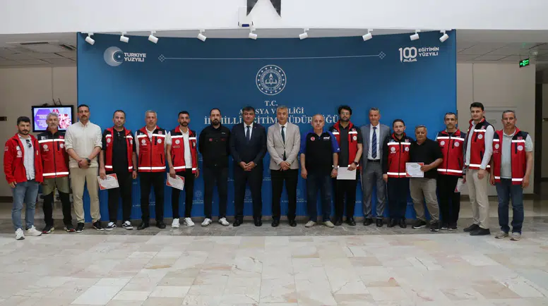 Amasya’nın Afet Gönüllülerine Teşekkür Belgesi