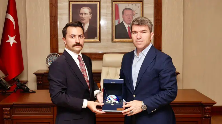 Vali Bakan, Kaymakam Vekili Demirgül’ü Ağırladı