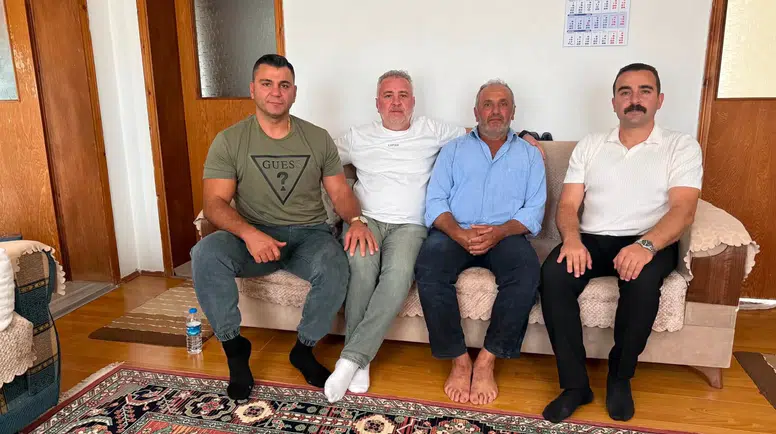 Merzifon Gençlerinden Aksoy Ailesine Geçmiş Olsun Ziyareti