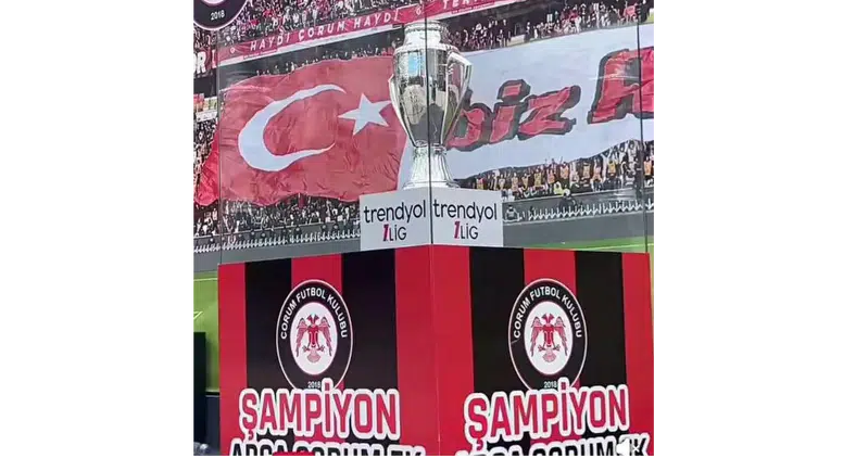 Çorum FK'nın Şampiyonluk Kupası Meydanda
