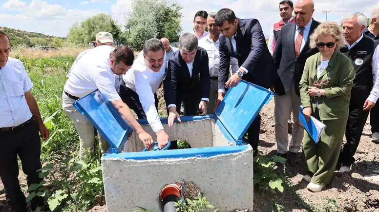 Amasya Tarımında Yeni Dönem! 221 Hektar Modern Sulamaya Kavuştu