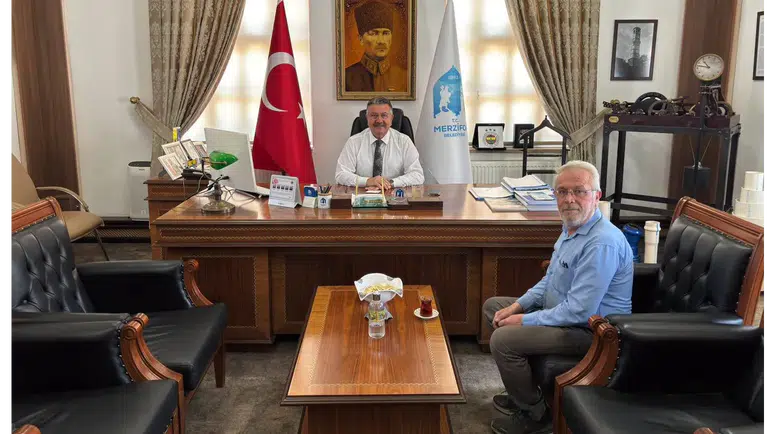 Başkan Kargı, Konuklarını Belediyede Ağırladı