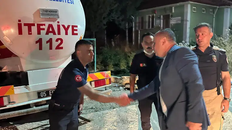 Başkan Sevindi’den Yangın Ekiplerine Teşekkür